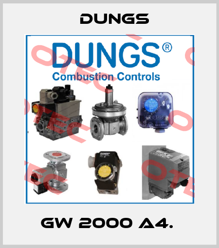 GW 2000 A4.  Dungs