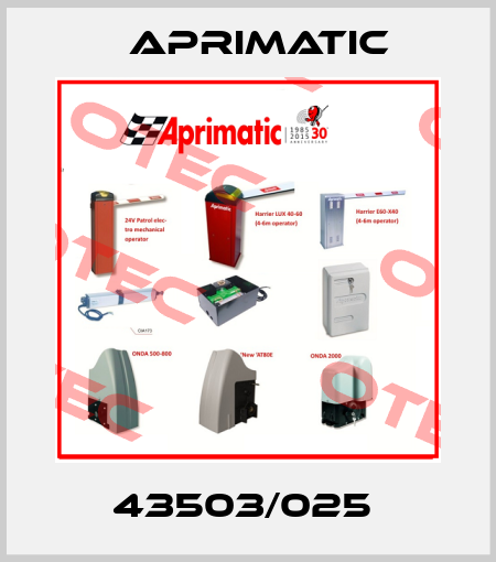 43503/025  Aprimatic