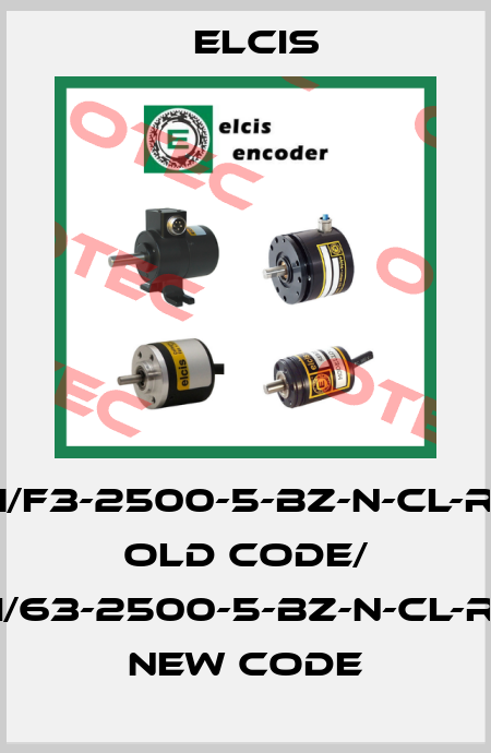 1/F3-2500-5-BZ-N-CL-R  old code/ I/63-2500-5-BZ-N-CL-R new code Elcis