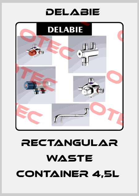 Rectangular waste container 4,5L  Delabie