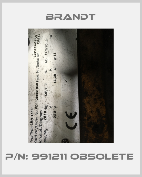 P/N: 991211 obsolete -big