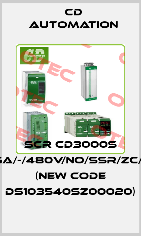 SCR CD3000S 1PH/35A/-/480V/NO/SSR/ZC/NF/EM (new code DS103540SZ00020) CD AUTOMATION
