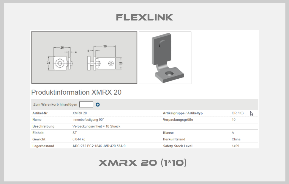 XMRX 20 (1*10) -big