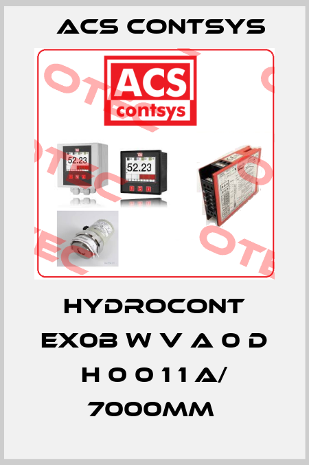 Hydrocont Ex0B W V A 0 D H 0 0 1 1 A/ 7000mm  ACS CONTSYS