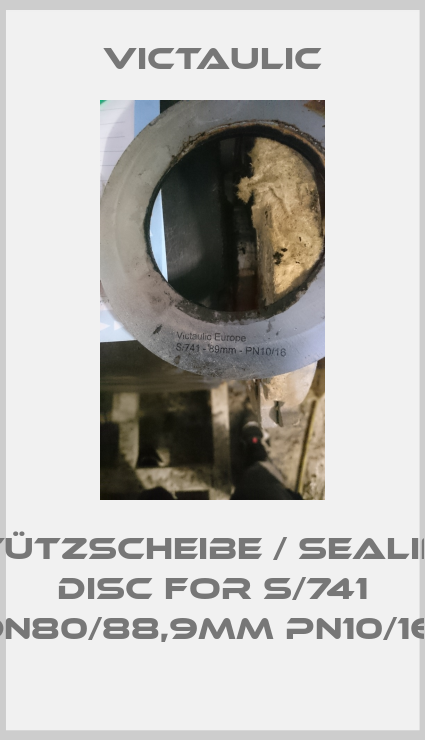 Stützscheibe / Sealing disc for S/741 DN80/88,9mm PN10/16 -big