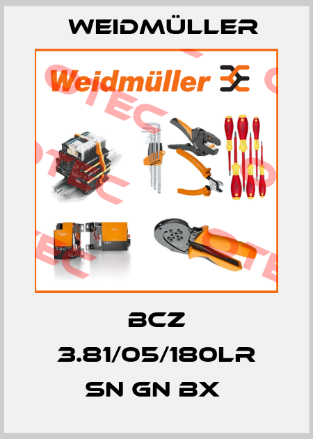 BCZ 3.81/05/180LR SN GN BX  Weidmüller