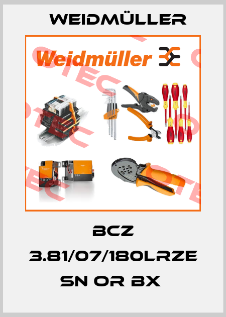 BCZ 3.81/07/180LRZE SN OR BX  Weidmüller