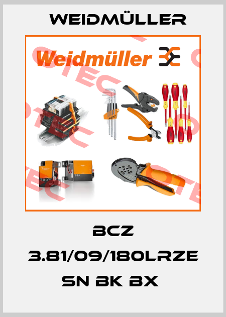 BCZ 3.81/09/180LRZE SN BK BX  Weidmüller