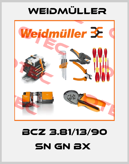BCZ 3.81/13/90 SN GN BX  Weidmüller