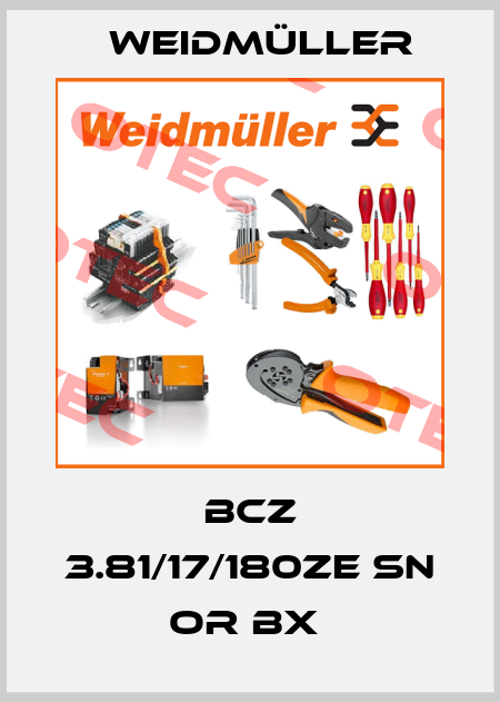 BCZ 3.81/17/180ZE SN OR BX  Weidmüller