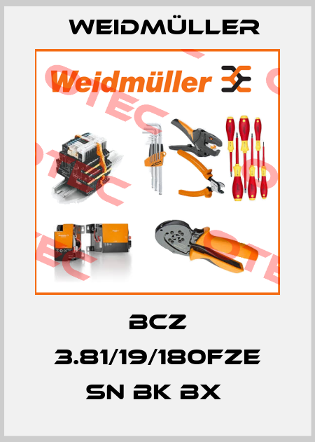BCZ 3.81/19/180FZE SN BK BX  Weidmüller