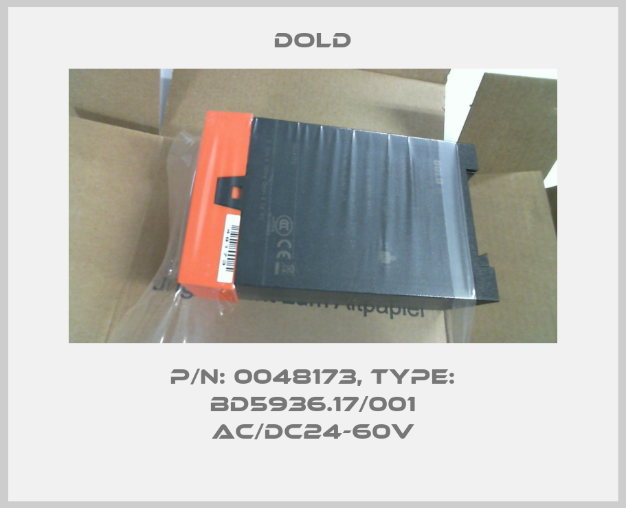p/n: 0048173, Type: BD5936.17/001 AC/DC24-60V-big