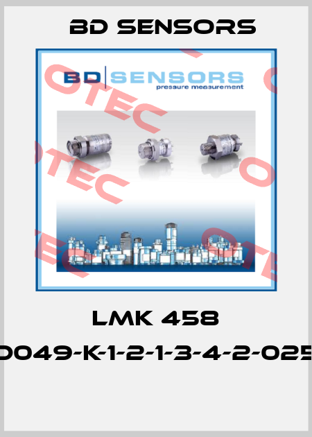 LMK 458 768-D049-K-1-2-1-3-4-2-025-000  Bd Sensors