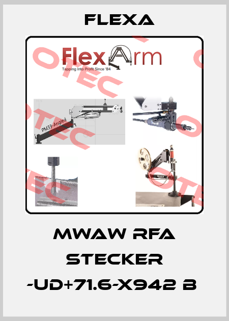MWAW RFA Stecker -UD+71.6-X942 B  Flexa