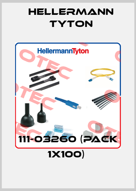 111-03260 (pack 1x100)  Hellermann Tyton
