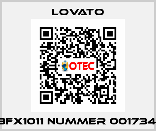BFX1011 NUMMER 001734  Lovato
