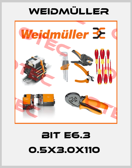 BIT E6.3 0.5X3.0X110  Weidmüller