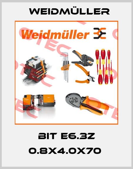 BIT E6.3Z 0.8X4.0X70  Weidmüller