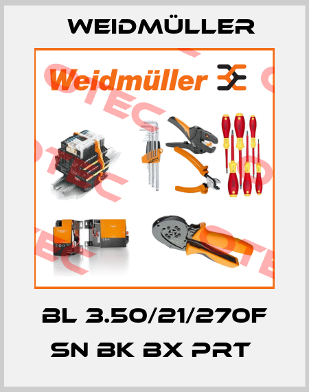 BL 3.50/21/270F SN BK BX PRT  Weidmüller