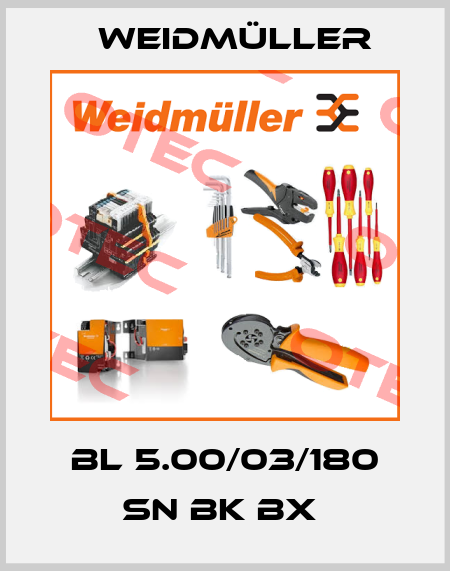 BL 5.00/03/180 SN BK BX  Weidmüller