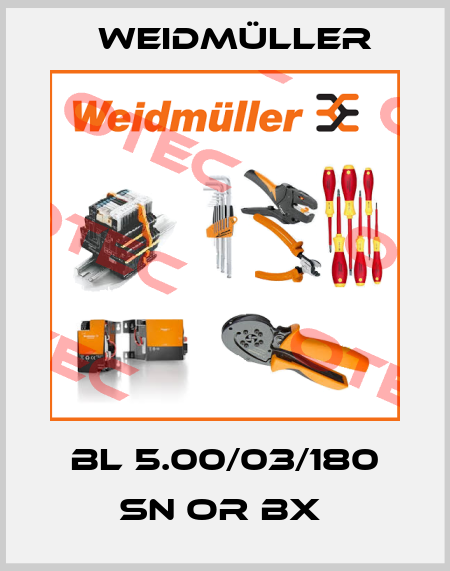 BL 5.00/03/180 SN OR BX  Weidmüller