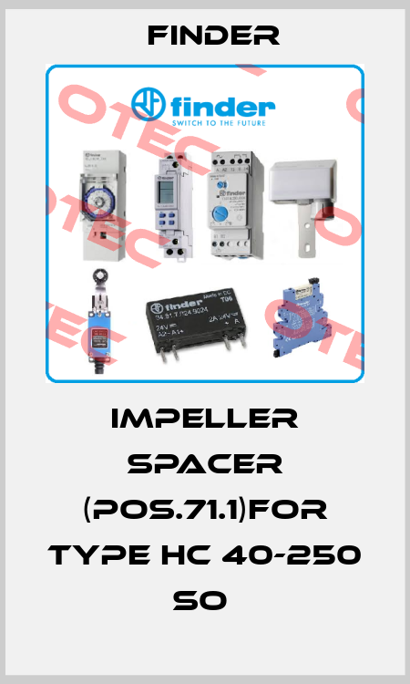 IMPELLER SPACER (POS.71.1)for TYPE HC 40-250 SO  Finder