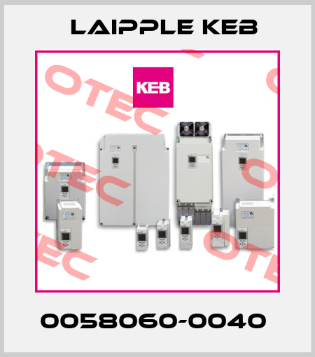 0058060-0040  LAIPPLE KEB