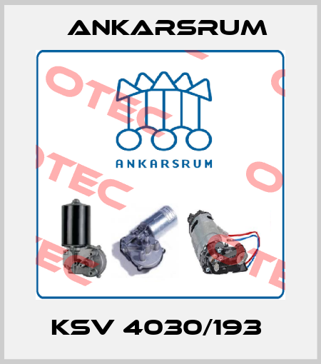 KSV 4030/193  Ankarsrum