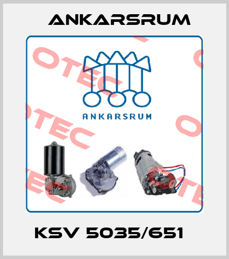  KSV 5035/651   Ankarsrum