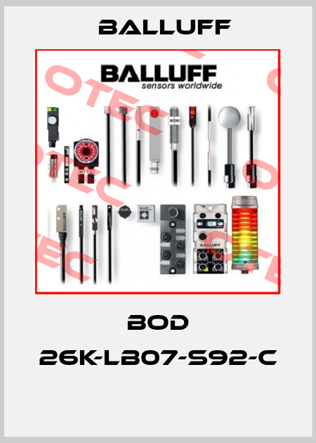 BOD 26K-LB07-S92-C  Balluff