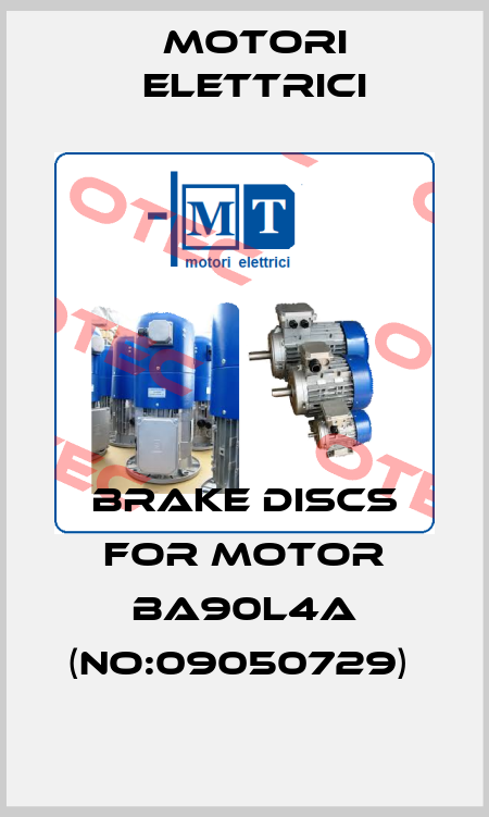 BRAKE DISCS FOR MOTOR BA90L4A (NO:09050729)  Motori Elettrici