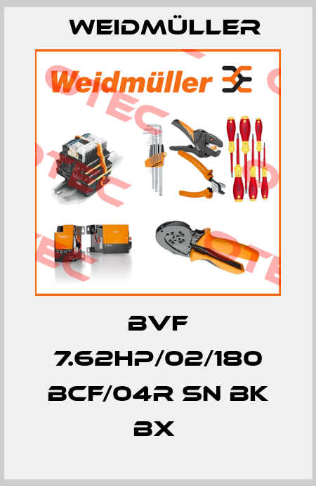 BVF 7.62HP/02/180 BCF/04R SN BK BX  Weidmüller