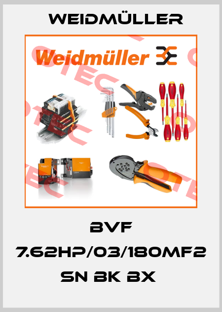 BVF 7.62HP/03/180MF2 SN BK BX  Weidmüller