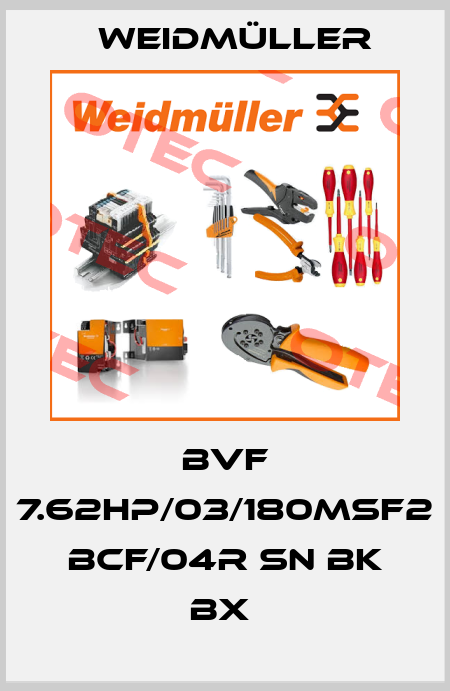 BVF 7.62HP/03/180MSF2 BCF/04R SN BK BX  Weidmüller