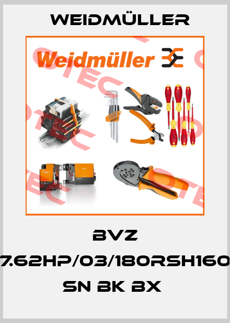 BVZ 7.62HP/03/180RSH160 SN BK BX  Weidmüller