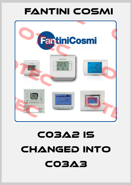 C03A2 is changed into C03A3 Fantini Cosmi