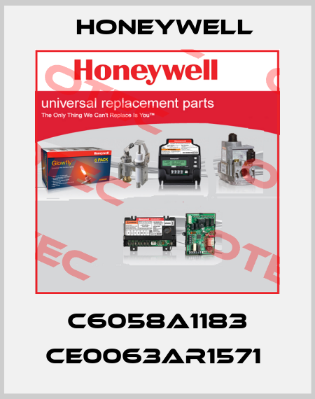 C6058A1183 CE0063AR1571  Honeywell