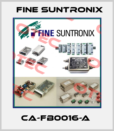CA-FB0016-A  Fine Suntronix