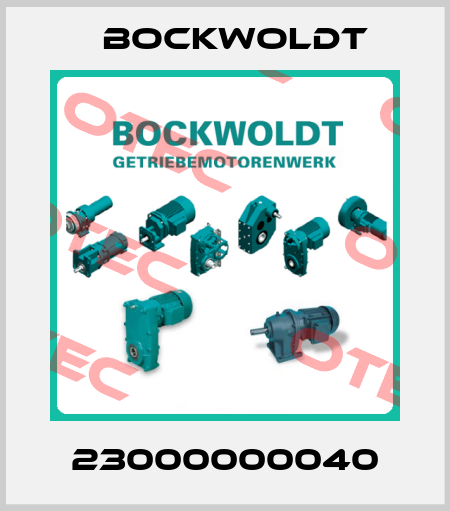 23000000040 Bockwoldt