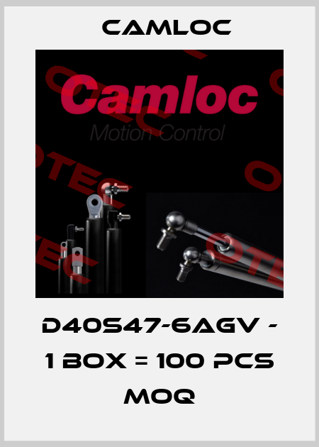 D40S47-6AGV - 1 box = 100 pcs MOQ Camloc
