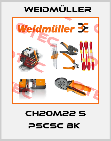 CH20M22 S PSCSC BK  Weidmüller