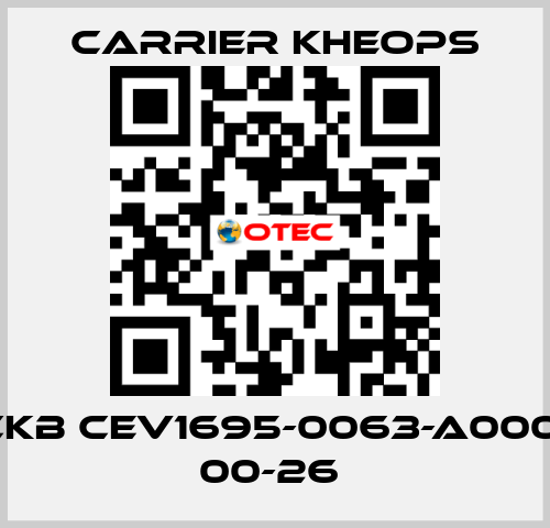 CKB CEV1695-0063-A0001 00-26  Carrier Kheops