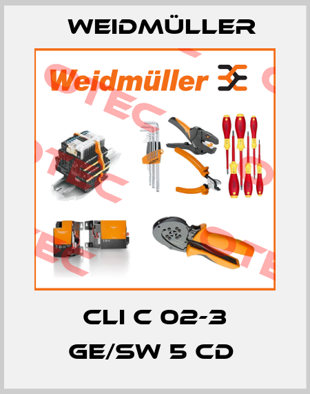 CLI C 02-3 GE/SW 5 CD  Weidmüller