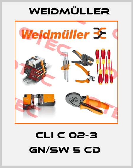 CLI C 02-3 GN/SW 5 CD  Weidmüller