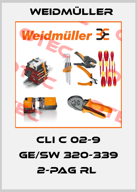 CLI C 02-9 GE/SW 320-339 2-PAG RL  Weidmüller