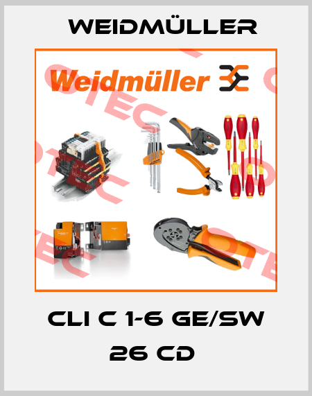 CLI C 1-6 GE/SW 26 CD  Weidmüller