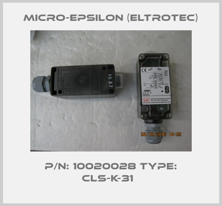 P/N: 10020028 Type: CLS-K-31  -big