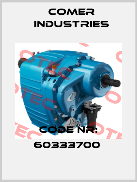 CODE NR: 60333700  Comer Industries