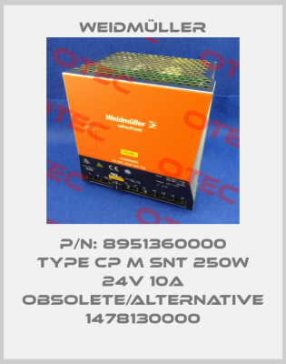 P/N: 8951360000 Type CP M SNT 250W 24V 10A obsolete/alternative 1478130000-big