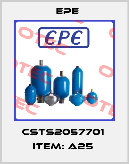 CSTS2057701  ITEM: A25  Epe